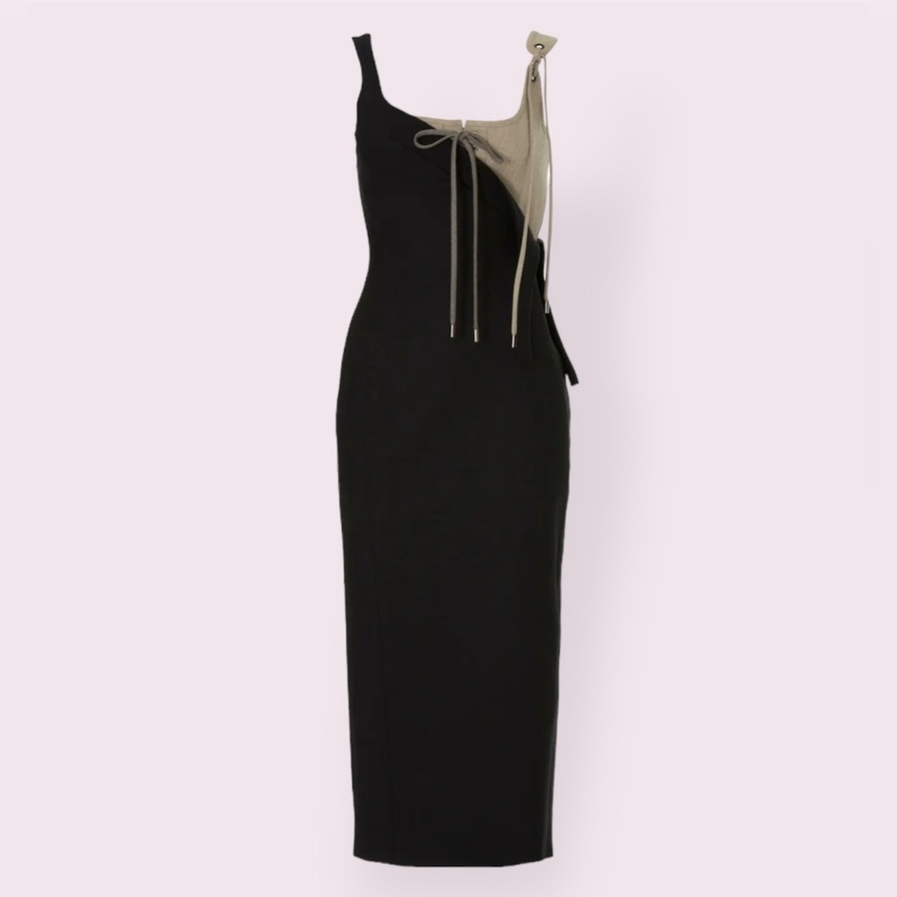 Monse Torn Strap Bustier Dress sz 2